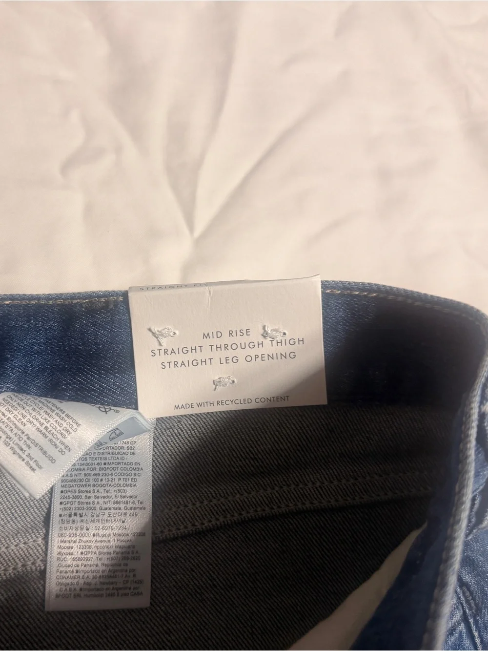 NWT Banana Republic Men’s Jeans Blue Size 44x32 Straight Fit Mid Rise